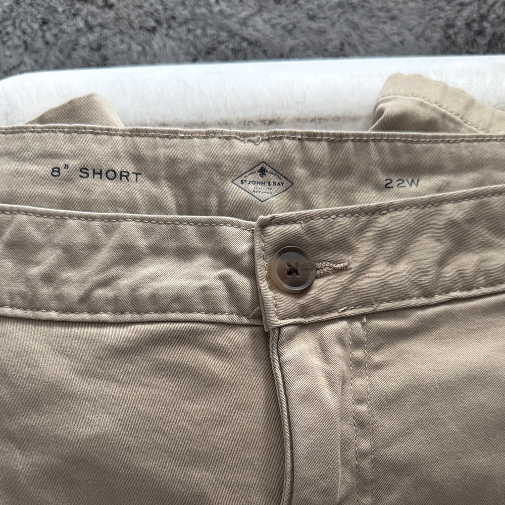 Tan 8" Shorts